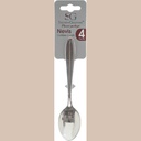 Lot de 4 cuilleres à café inox  nevis