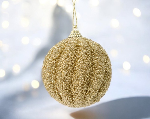 Boule mousse paillettes paillettes  gold
