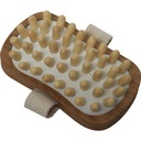 Brosse de massage corps rectangulaire bois - naturel