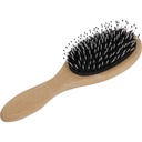 Brosse a cheveux plate forme arrondie - bois
