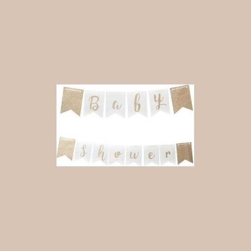 Guirlande baby shower papier ciel e