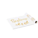 Chemin de table bapteme organza pai