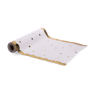 Chemin de table lin pois et festons