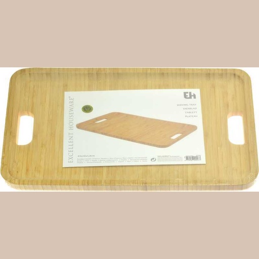 Plateau bambou 43x28x1.8cm