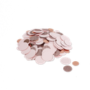 Confettis rose gold, paillette rose et rose double face 14g 2.5/2/1.5c