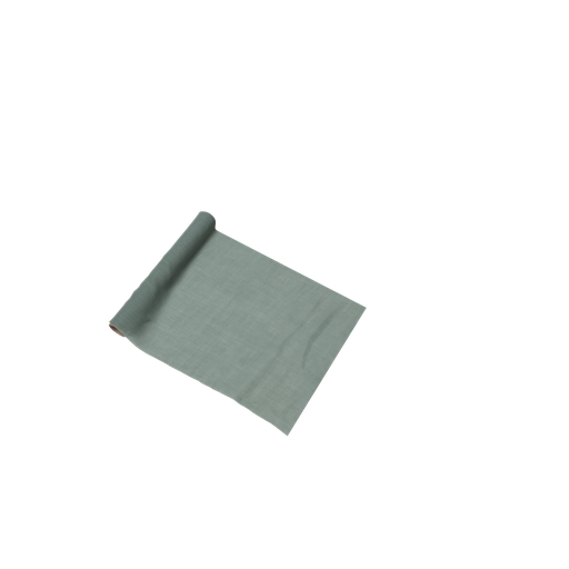 Chemin de table mousseline vert de gris 28cmx5m
