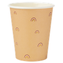 8 gobelets arc-en-ciel dorure cuivr e et or 255ml