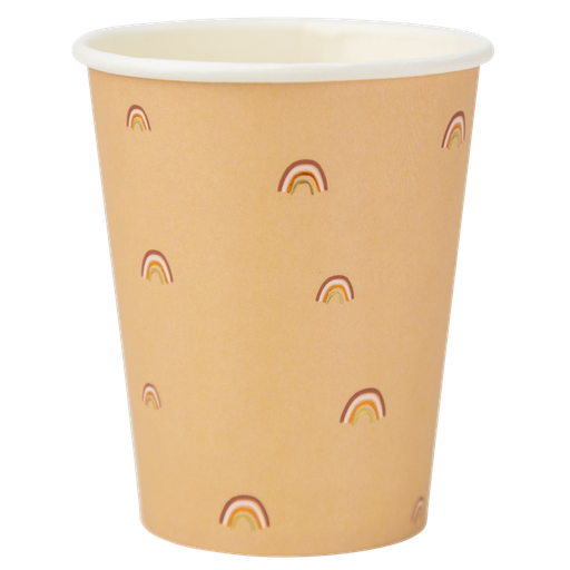 8 gobelets arc-en-ciel dorure cuivr e et or 255ml