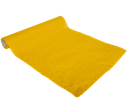 Chemin de table plumetis moutarde 2 8cmx5m lavable