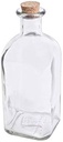 Bouteille en verre 1000ml bouchon liege