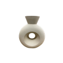 Vase faience beige