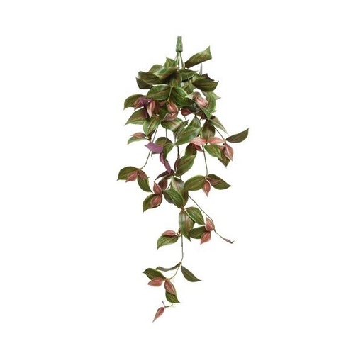Buisson suspendu plastique verte et mauve