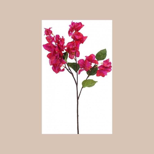 Bougainvillier branche polyester rose
