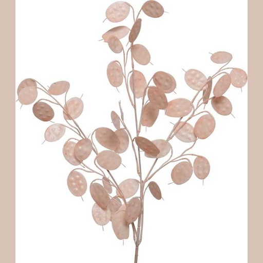 Tige eucalypus rosé blanc en plastique