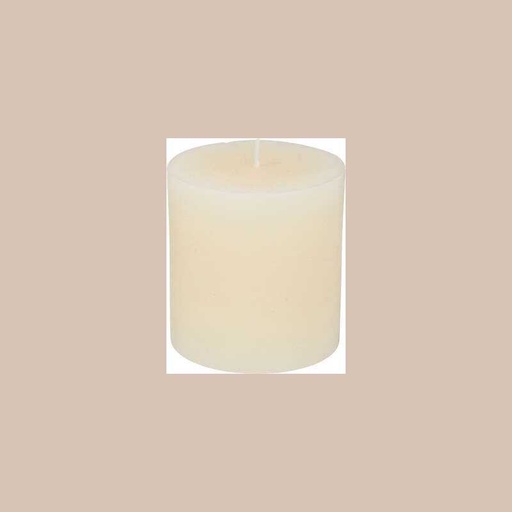 Bougie ronde olia ivoire 6.7x7