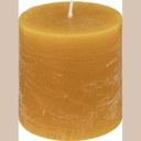 Bougie  rond olia jaune  6.7x7cm