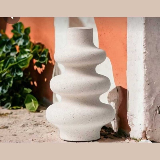 Vase ceramique-beige