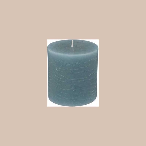 Bougie  rond olia orange 6.7x7cm