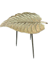 Table feuille or 