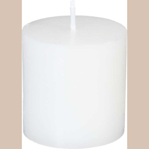 Bougie x4 olia blanc d4.5