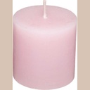 Bougie  x4 olia rose d4.5cm