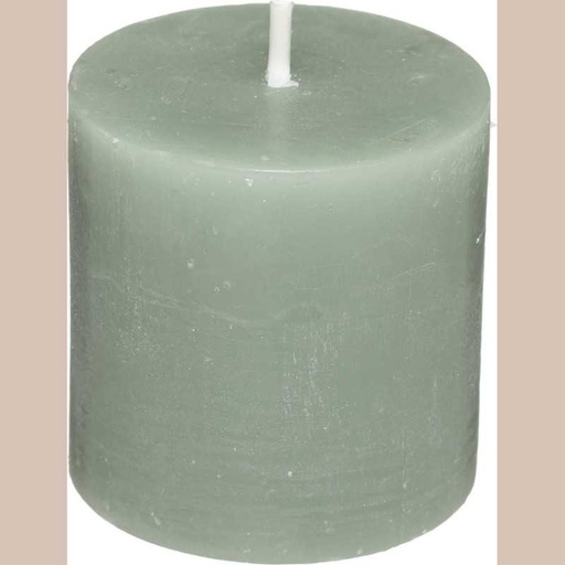 Bougie x4 olia vert d4.5cm
