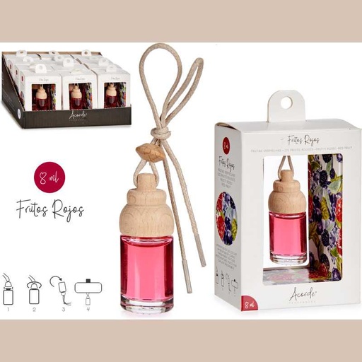 Desodorisant voiture 8ml fruits rouges