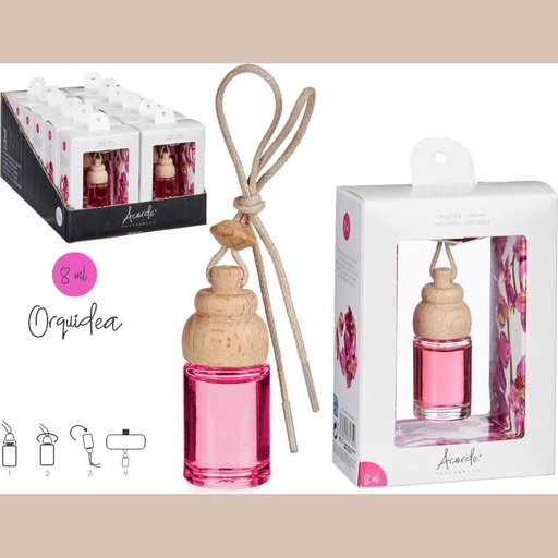 Desodorisant voiture 8ml orchidee