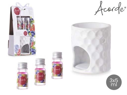 Set bruleur 3 fragances 5ml fruits rouge
