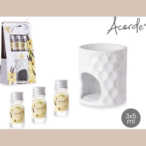 Set bruleur 3 fragances 5ml vanille