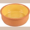 Ramequin argile 8 cm couleur moutarde 