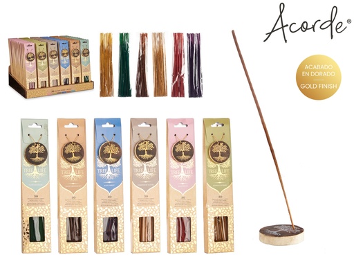 30 batonnets d encens support en bois as