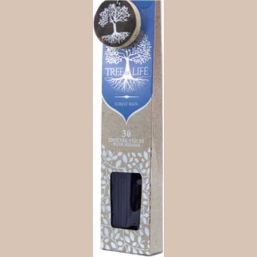 30 batonnets d encens support en bois as-rain forest