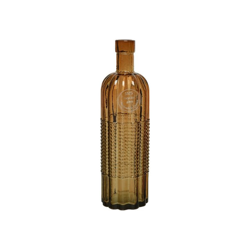 Vase verre recycle-marron