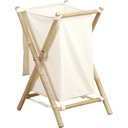 Paniere a linge canne de bambou pliable - bambou