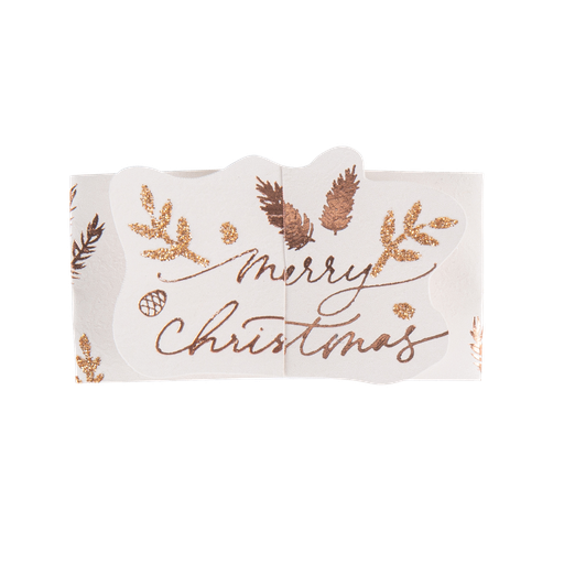  8 ronds de serviette merry christma