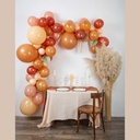 Kit arche de 70 ballons la boheme n ude herbe pampa