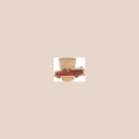 8 gobelets pompier carton kraft rouge et or 255ml