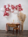 Kit arche de 70 ballons la gipsy ro se gold et blanc