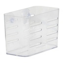 Panier rectangulaire gm ps sur ventouses - transp.