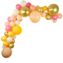 Kit arche de 60 ballons la tutti fr utti mandarine, framboise, litchi,