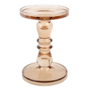  bougeoir barroco - verre moka diametre13cm