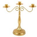  chandelier symphonie or mat 3 branc