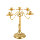  chandelier symphonie or mat 5 branc