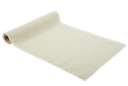Chemin de table coton effet tissé vert sauge 28cmx5m