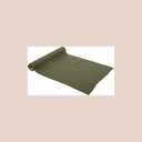 Chemin de table tissage jacquard kaki 28cmx5m