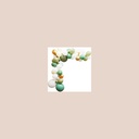 Kit arche de 69 ballons jungle vert sauge vert foncé jaune pâle blanc et or