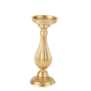 Bougeoir baroque or mat  10,5x28,5cm