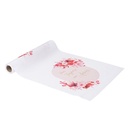 Chemin de table "pour toujours mon amour" et or 28cmx5m