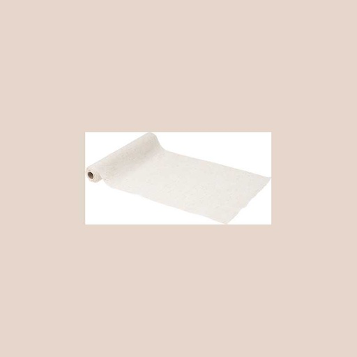 Chemin de table effet lin chiné 28cmx3m